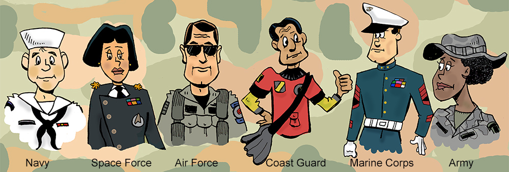 INCOMING Military Cartoons